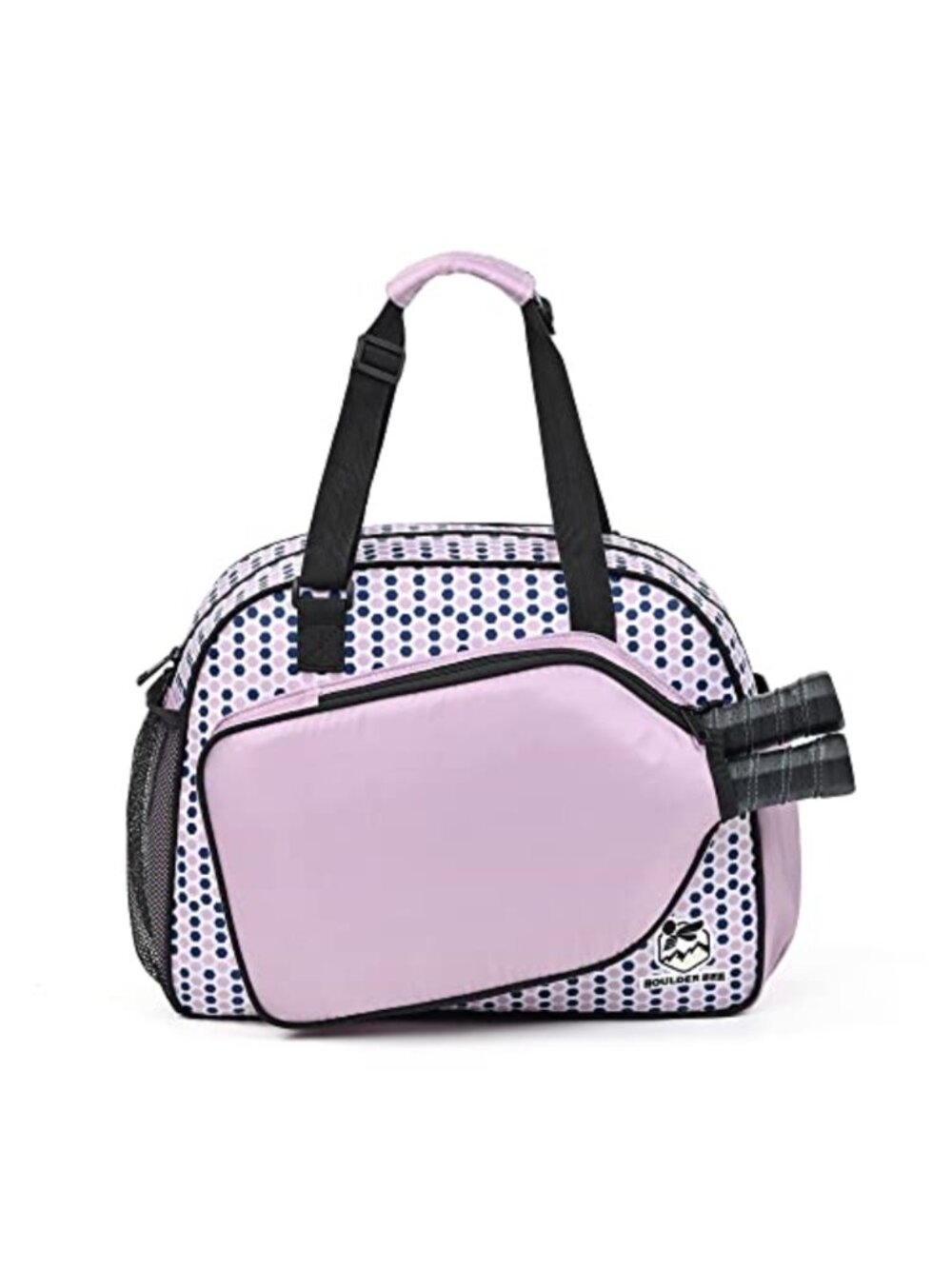 Pickleball Tote Bag for Women 600D Oxford Nylon Fits 2 Paddles Gym Shoulder Bag
